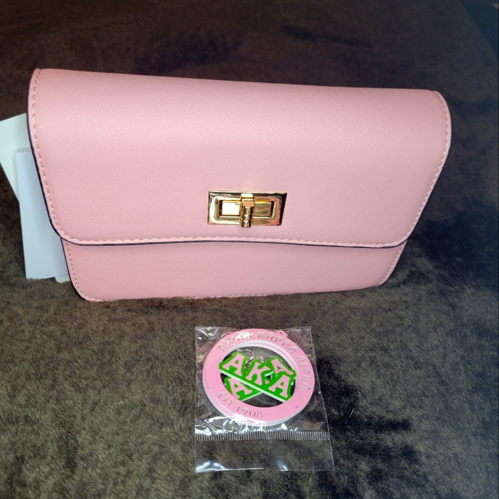 Handbag and AKA earrings.